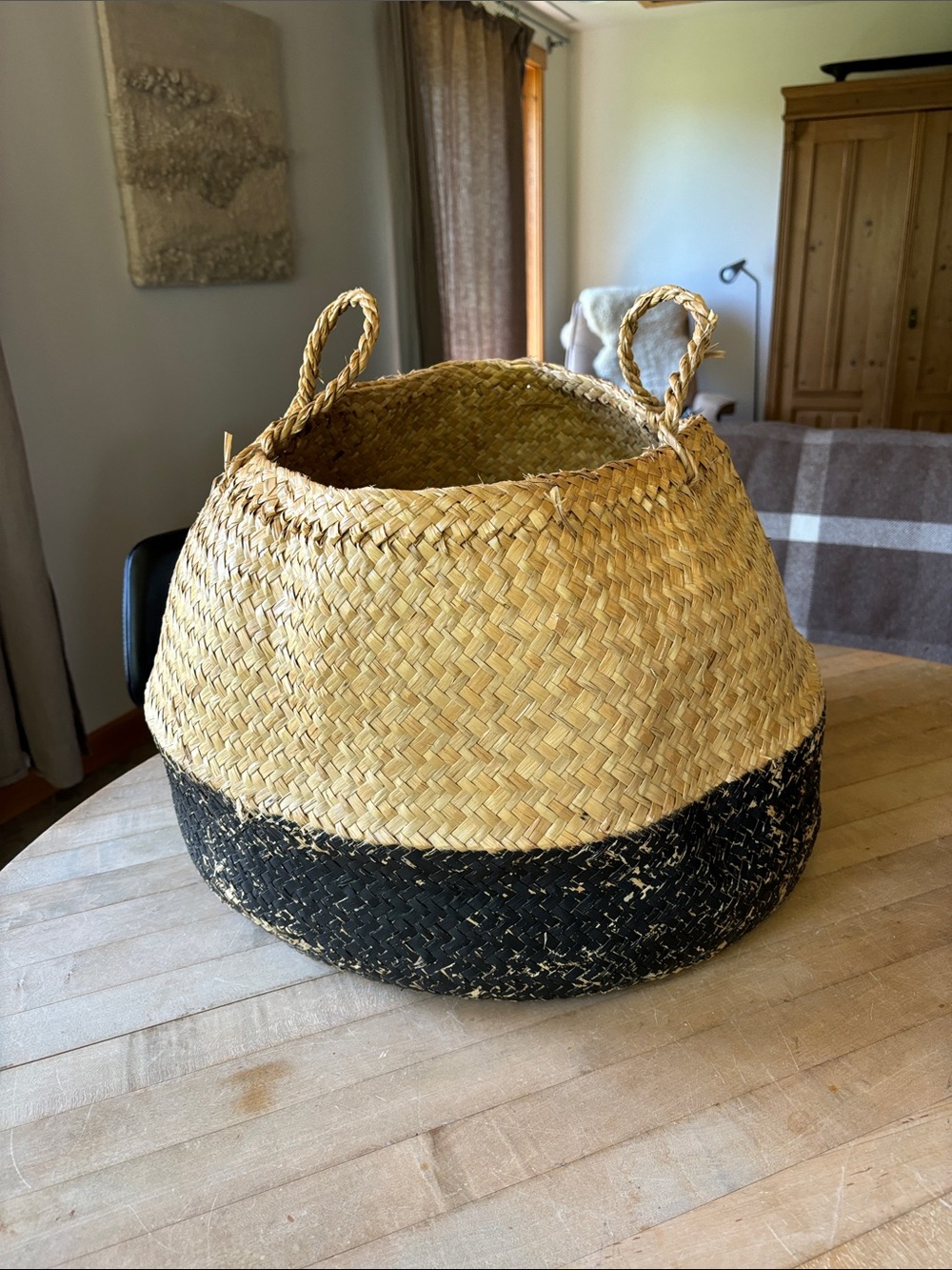 Huge Vintage Market Basket